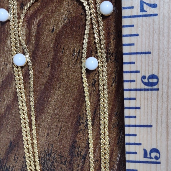 Vintage Hobe Triple Chain Necklace - Picture 7 of 9